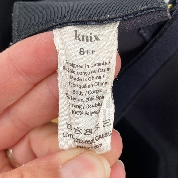 Knix WingWoman Contour Bra Adjustable Straps 8++ Black 40G 42G - Picture 3 of 7